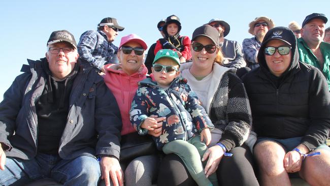 Ron, Sandy, Riley, Jodie, and Dale from Melbourne. Picture: Gera Kazakov