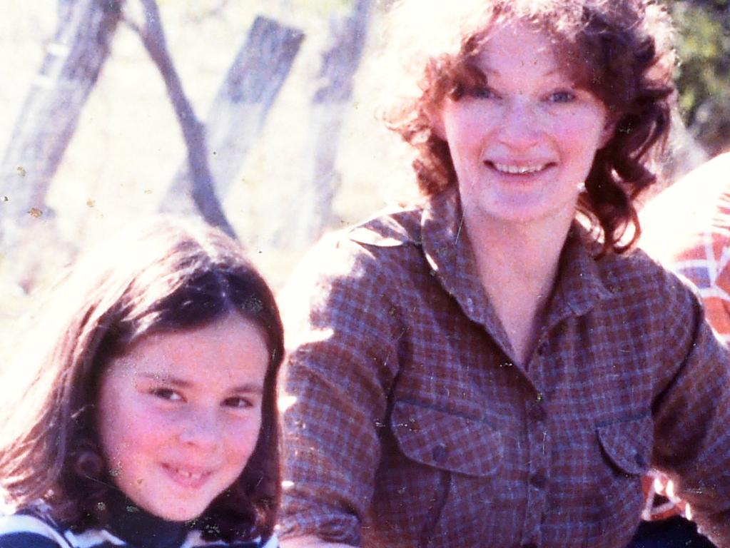 Seana, who was nine when she was murdered, with mother Margaret. Picture: Supplied.