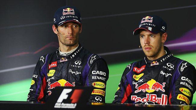 Mark Webber Sebastian Vettel