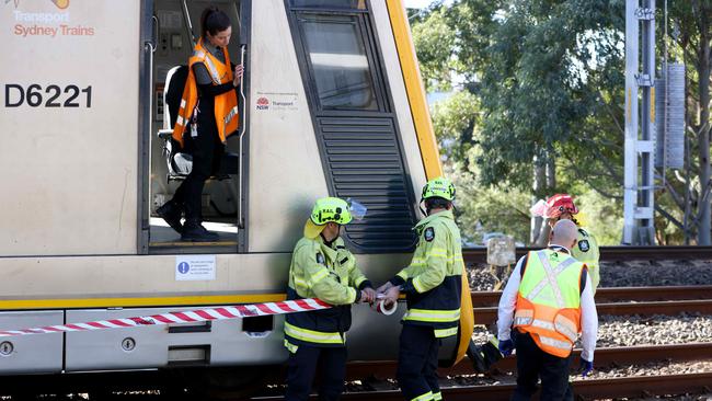 Witnesses on board the train reported feeling a ‘rattle’. Picture: Damian Shaw