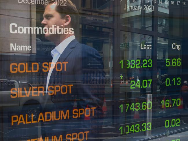 SYDNEY, AUSTRALIA -Newswire Photos JANUARY 23, 2022: A general view of the digital boards at the ASX in Sydney CBD.  Picture NCA Newswire/ Gaye Gerard