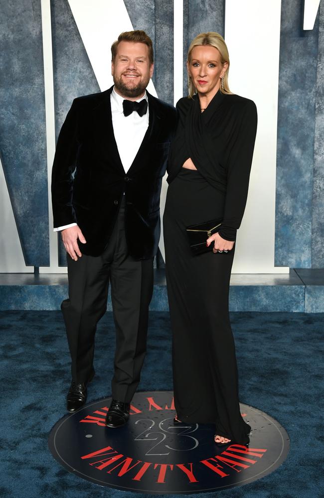 James Corden and Julia Carey attend the party. Picture: Getty