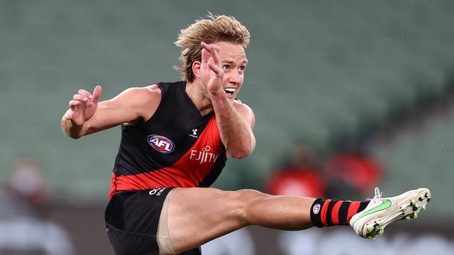 Darcy Parish’s emergence has taken the pressure off Zach Merrett.