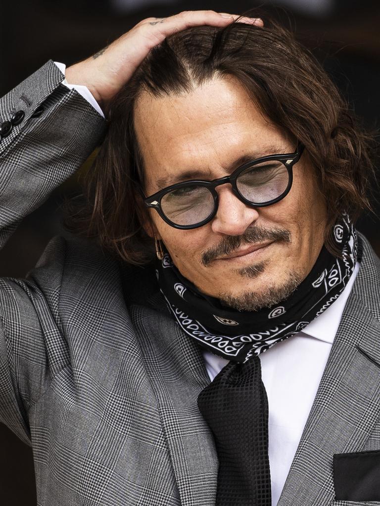 Depp is suing News Group Newspapers, publishers of The Sun, over allegations that he was violent towards Heard. Picture: Dan Kitwood/Getty Images