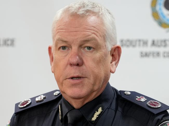 Police Commissioner Grant Stevens on the introduction of testing drivers for cocaine, along with the usual testing regime. 22 July 2024. Picture: Dean Martin