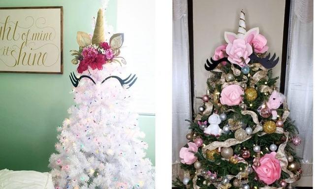 Unicorn christmas trees are the holiday trend parents are loving - Kidspot