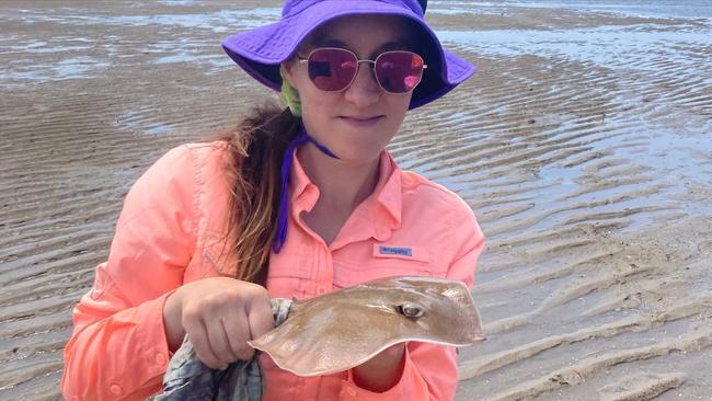 James Cook University PhD candidate Jaelen Myers has spent years studying stingrays. Picture: Supplied