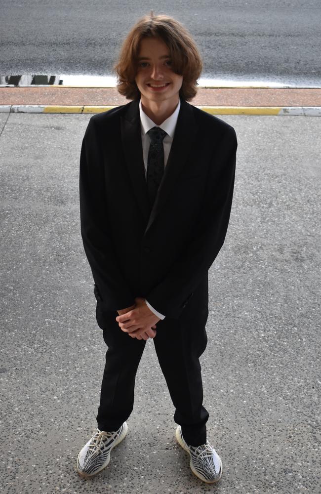 Riley at the Beerwah State High School Formal held at Maroochy RSL on November 14, 2024. Picture: Sam Turner