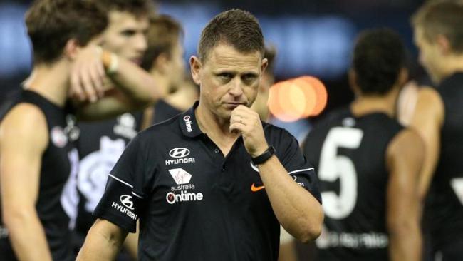 Carlton coach Brendon Bolton isn't taking Eddie McGuire's comments personally.