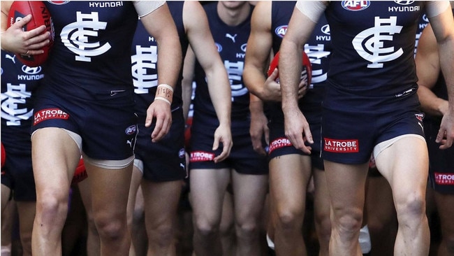 A Carlton player's AFL future is in the balance.