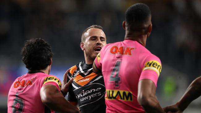 Josh Reynolds missed seven tackles against the Panthers. Picture: Mark Kolbe/Getty