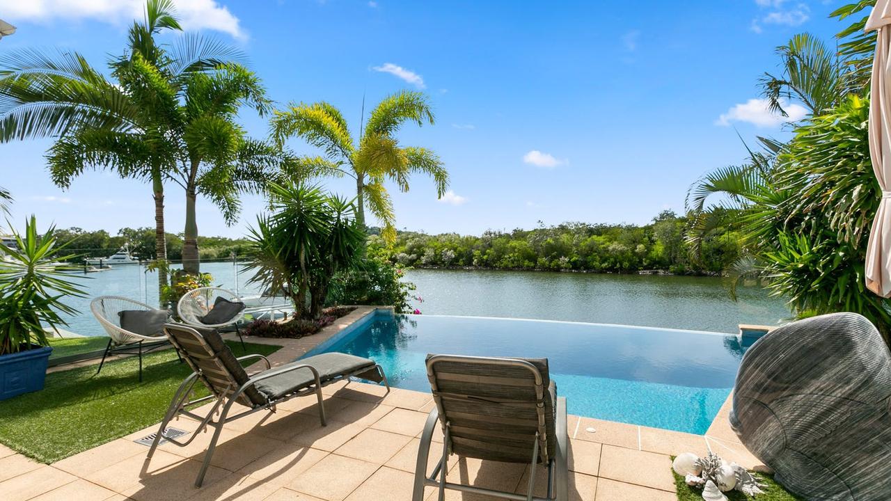 Rally car champions Ross and Lisa Dunkerton sold this waterfront Trinity Park home to Derek and Evelyn Mahony for $2.5m. Picture: Supplied