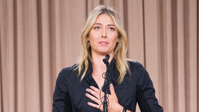 Russian tennis player Maria Sharapova tested positive for meldonium at the 2016 Australian Open