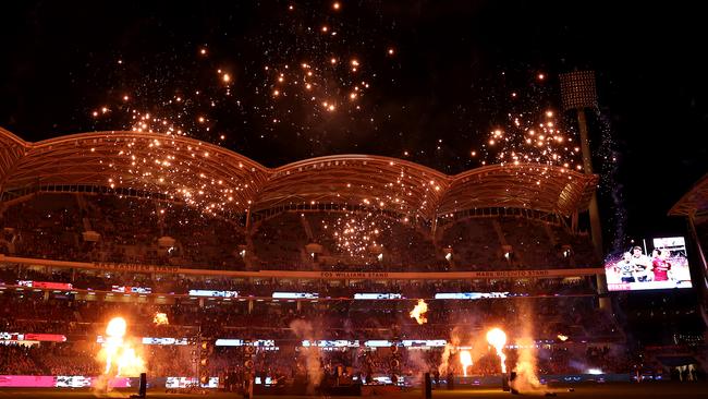 The Living End perform before origin. Photo by Cameron Spencer/Getty Images.