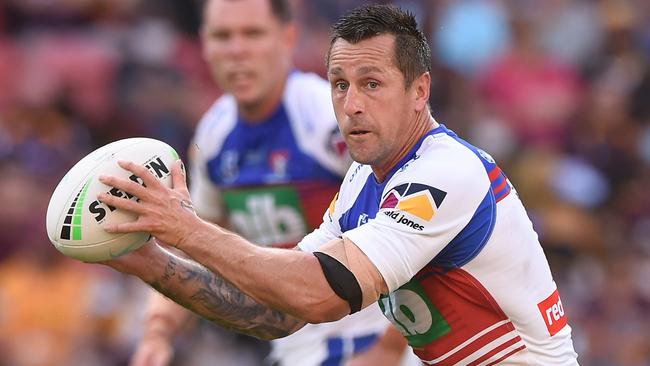 Are Mitchell Pearce’s days at the Knights numbered? Picture: Matt Roberts/Getty Images