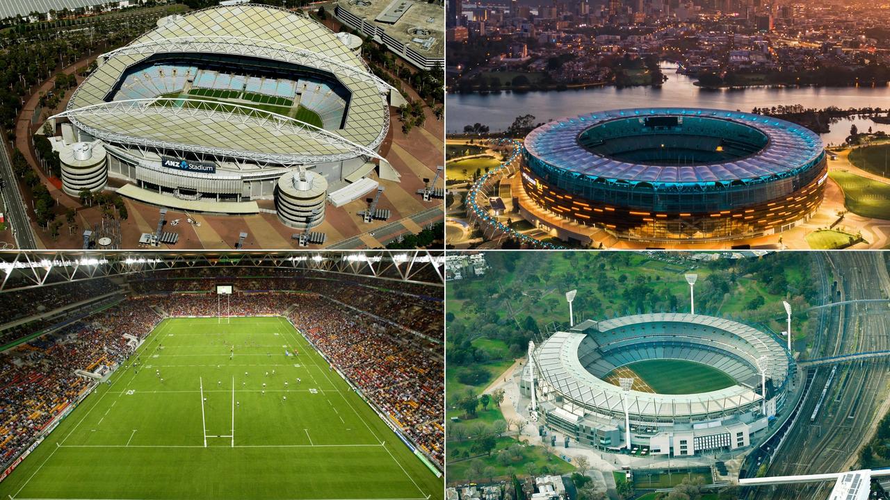 The venues in the running to host the RWC final.