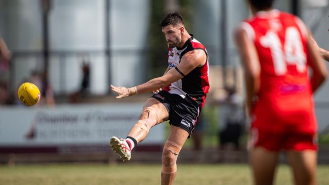 Jarrod Brander in the Southern Districts vs Waratah 2023-24 NTFL men's knockout semifinal. Picture: Pema Tamang Pakhrin