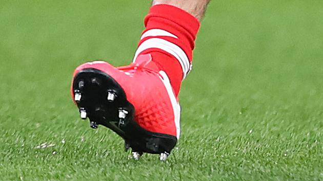 The studs on the bottom of Sam Wicks’ footy boot. Picture: Getty Images