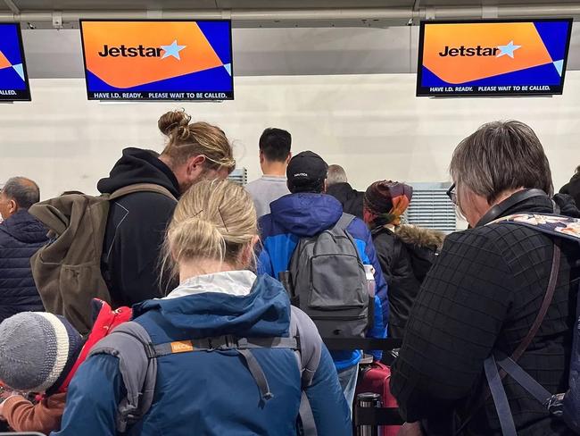 NZ Weather - 1 May 2025 - Pics supplied by NZ Herald - Flight cancellations at Wellington Airport, New Zealand. Picture: Marty Melville/NZ Herald