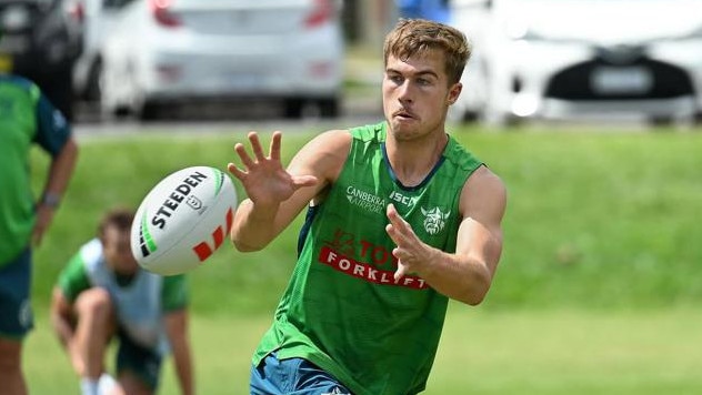 Former Parramatta youngster Ethan Sanders has made a big impression in Canberra. Pic: Raiders Instagram