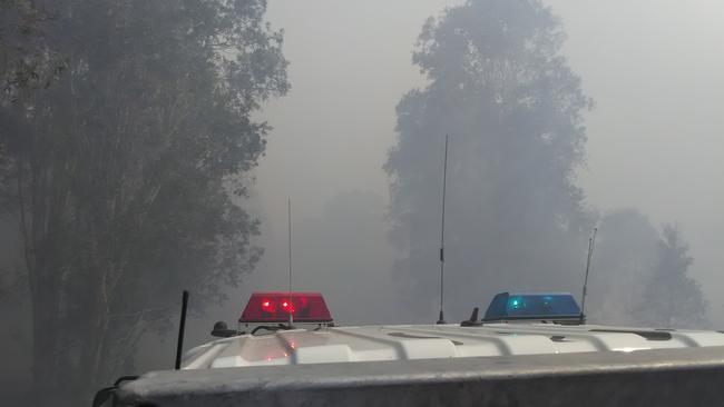 Meerschaum Vale brigade was called to a bush fire on the Tuckean Swamp on Saturday. Picture: Meerschaum Vale RFS Picture: Meerschaum Vale RFS