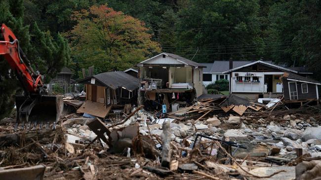 North Carolina after the passage of Hurricane Helene. Picture: AFP