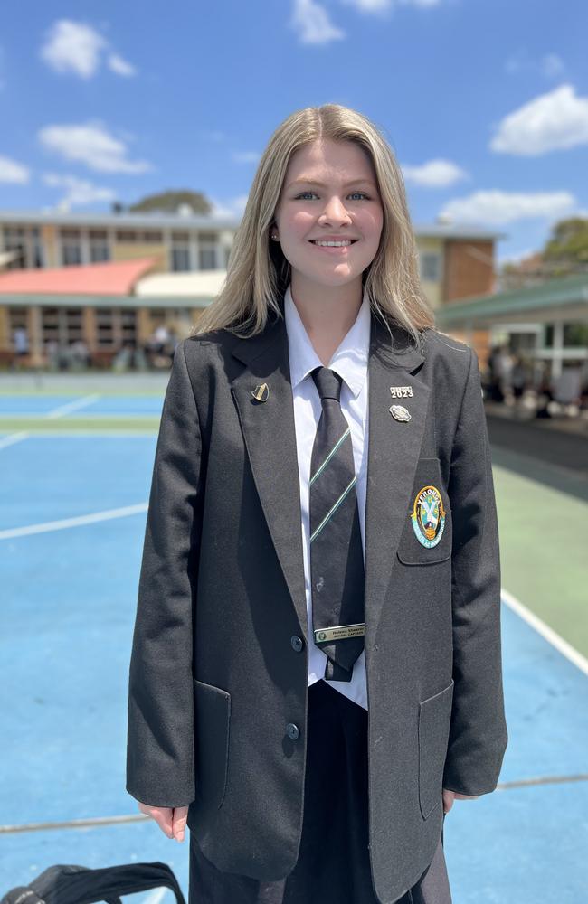 Helena Shearer, Yeronga State High School captain. Picture: Contributed