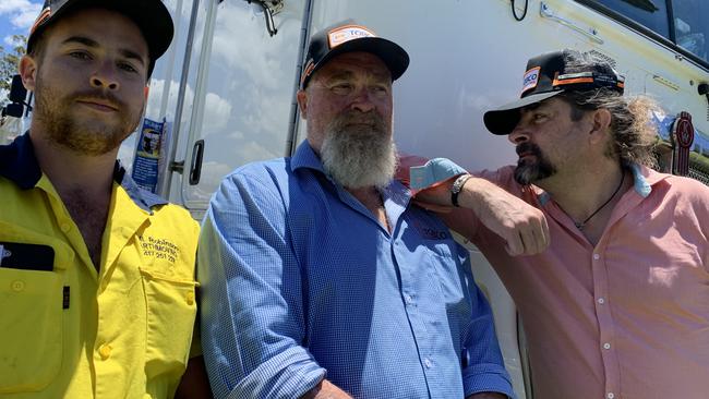 Khai​ Townsend, Ian Roper and Tim Cooper. Picture: Janine Watson