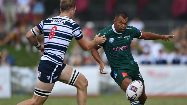 Kurtley Beale of Randwick in action during the Club Rugby Championship match between Brothers and Randwick at Crosby Park