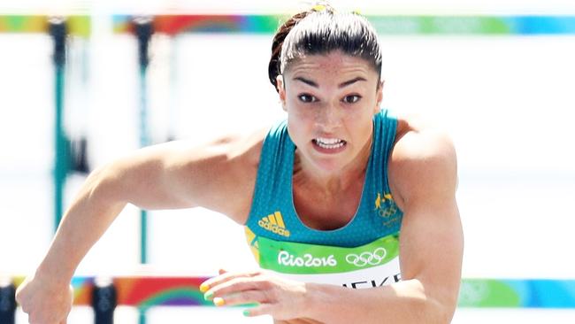 Michelle Jenneke competes in the Rio 2016 Olympic Games. Picture: Photo by Paul Gilham/Getty Images