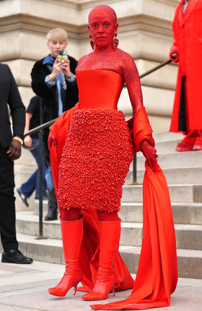 Imagine how long it took her to get ready … Picture: Jacopo Raule/Getty Images