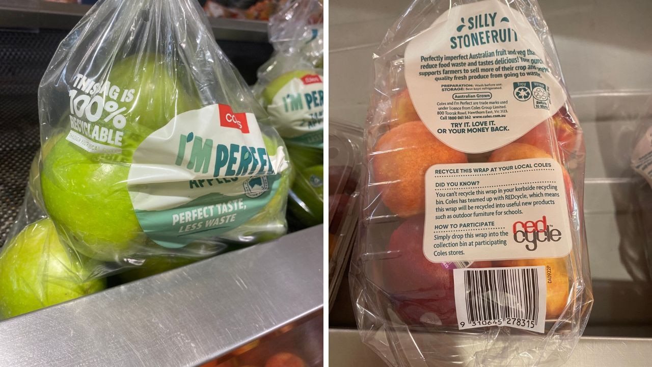 REDcycle labelling is still featured across a wide range of Coles products.