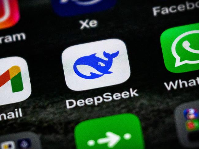 This photo illustration shows the DeepSeek app on a mobile phone in Hong Kong on January 28, 2025. Fears of upheaval in the AI gold rush rocked Wall Street, following the emergence of a popular ChatGPT-like model from China, with US President Donald Trump saying it was a "wake-up call" for Silicon Valley. (Photo by Mladen ANTONOV / AFP)