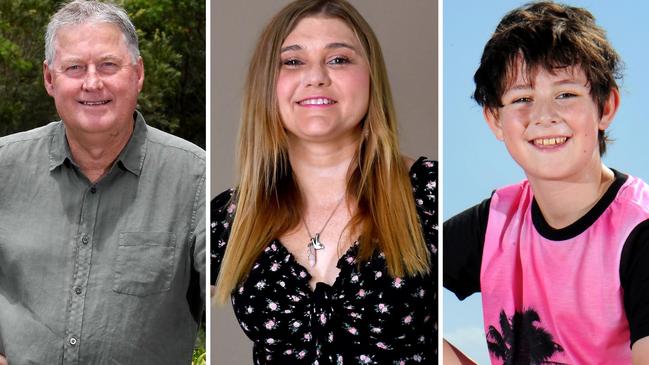 Greg Kepper, Courtney Young and Oliver Howe are all alive today due to recieving an organ transplant. Photos: John Gass