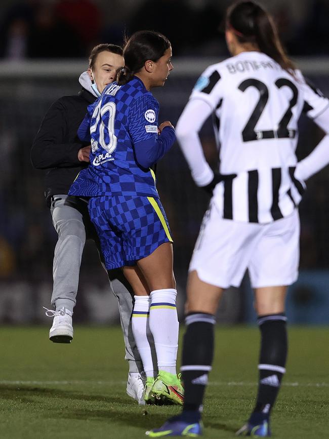 Is that Sam Kerr or Andrew Symonds? (Photo by Warren Little/Getty Images)