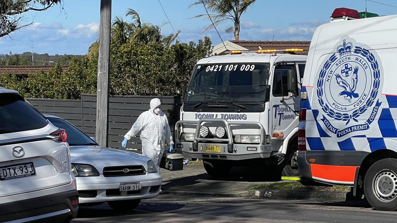 A car was also towed from the home. Picture: News Corp Australia