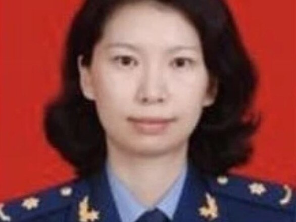 Tang Juan, the Chinese biologist accused of lying about her links to the Chinese military so he could get a visa to enter the US. Picture: People's Liberation Army air force