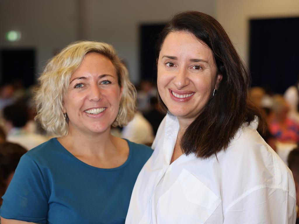 Sofia Braybrook and Laura Ridley at the Storyfest – Boost Your Business – luncheon at Bond University. Picture, Portia Large.