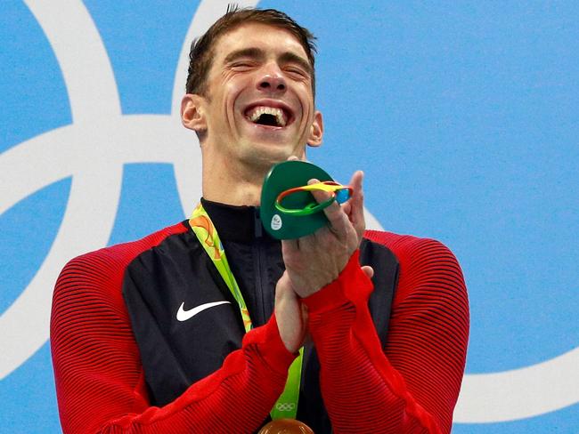 Phelps loses it.