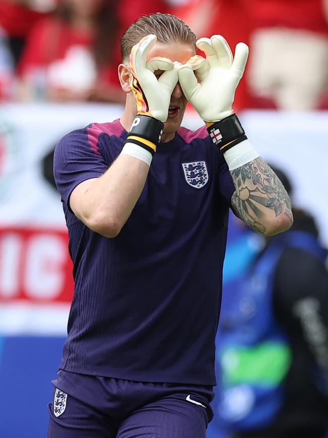 One of his unusual facial expressions. (Photo by Richard Pelham/Getty Images)