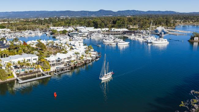 Sanctuary Cove marina has 226 berths as it stands — but a $3-5 million upgrade will add 80 berths.