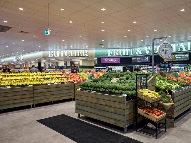 Completely revamped fresh produce section.