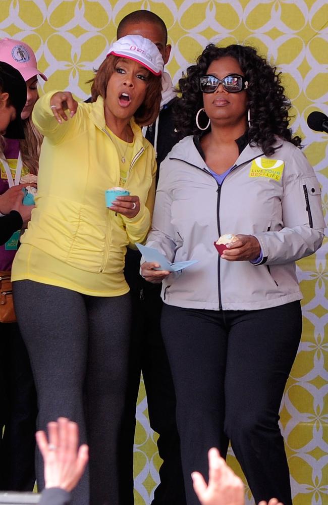 Speculation ... Gayle King and Oprah Winfrey have always denied they are more than mates.