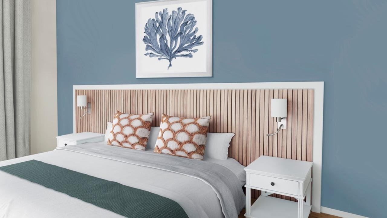 Artist impressions of the refurbished deluxe rooms at Ramada Marcoola Beach. Photo: Travel and Leisure Co