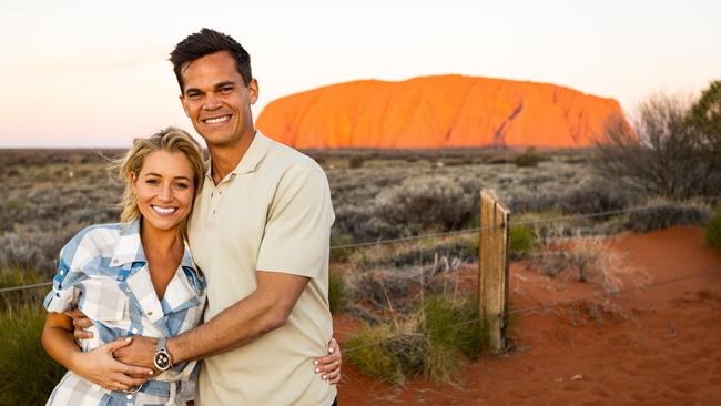 The happy pair met on The Bachelor TV show.