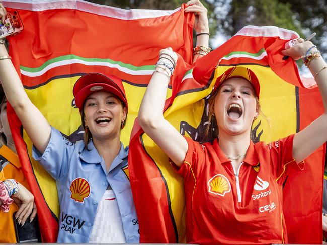 Aisha Platt and Harriet Donaldson, both 14. Picture: Jake Nowakowski