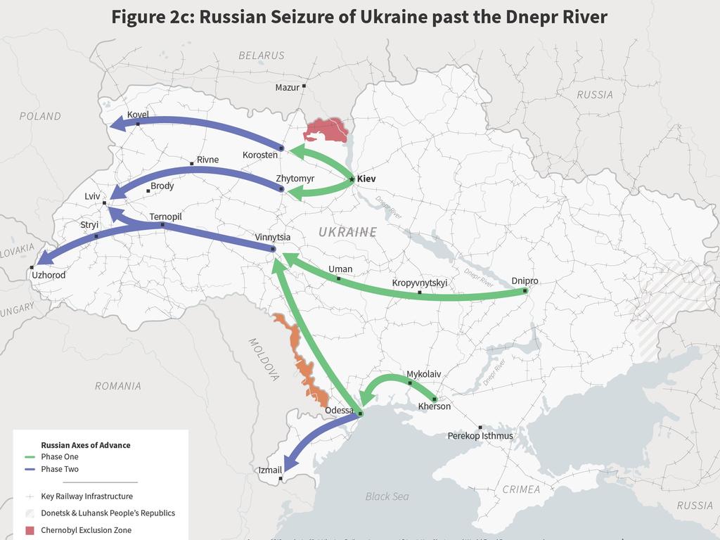 The second phase of invasion under scenario six. Source: CSIS