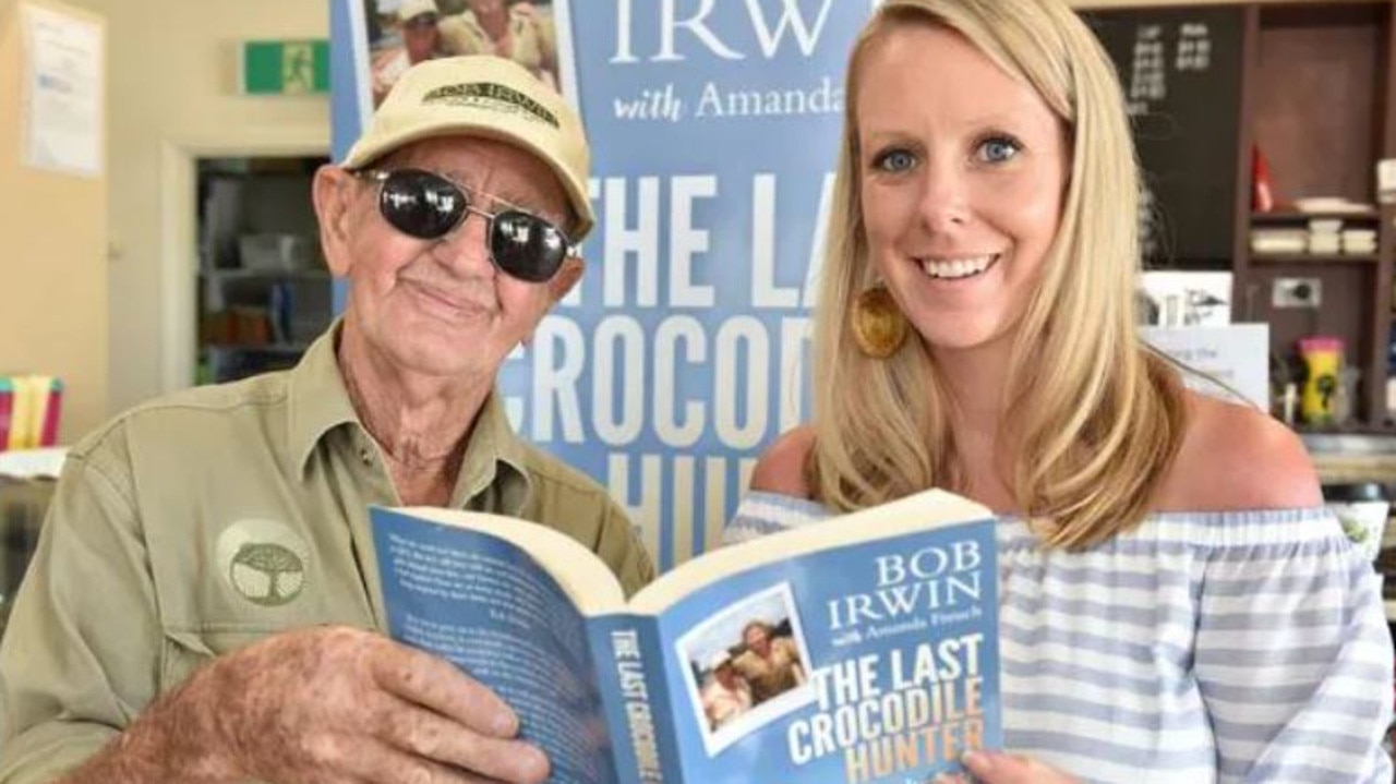 Bob Irwin and biographer Amanda French. Picture:News Regional Media