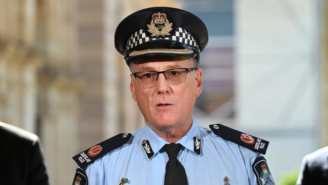 Queensland Acting Assistant Commissioner Marcus Hill. Picture: NCA NewsWire / Dan Peled