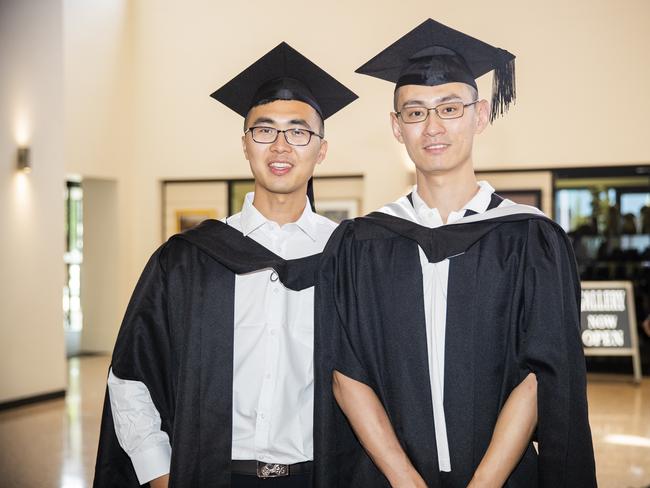 University of Tasmania Hobart Graduations 2019, Wednesday morning. Picture: RICHARD JUPE